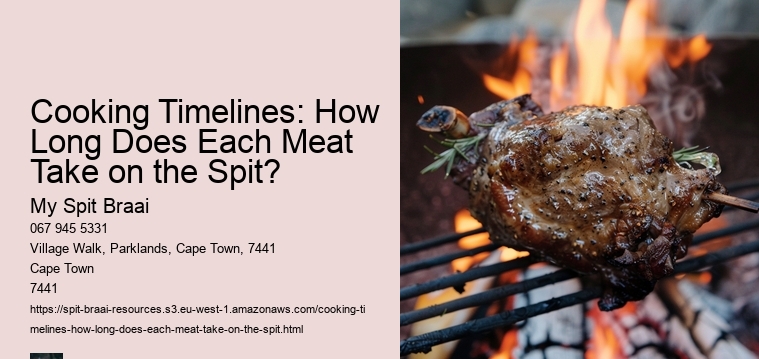 Cooking Timelines: How Long Does Each Meat Take on the Spit?